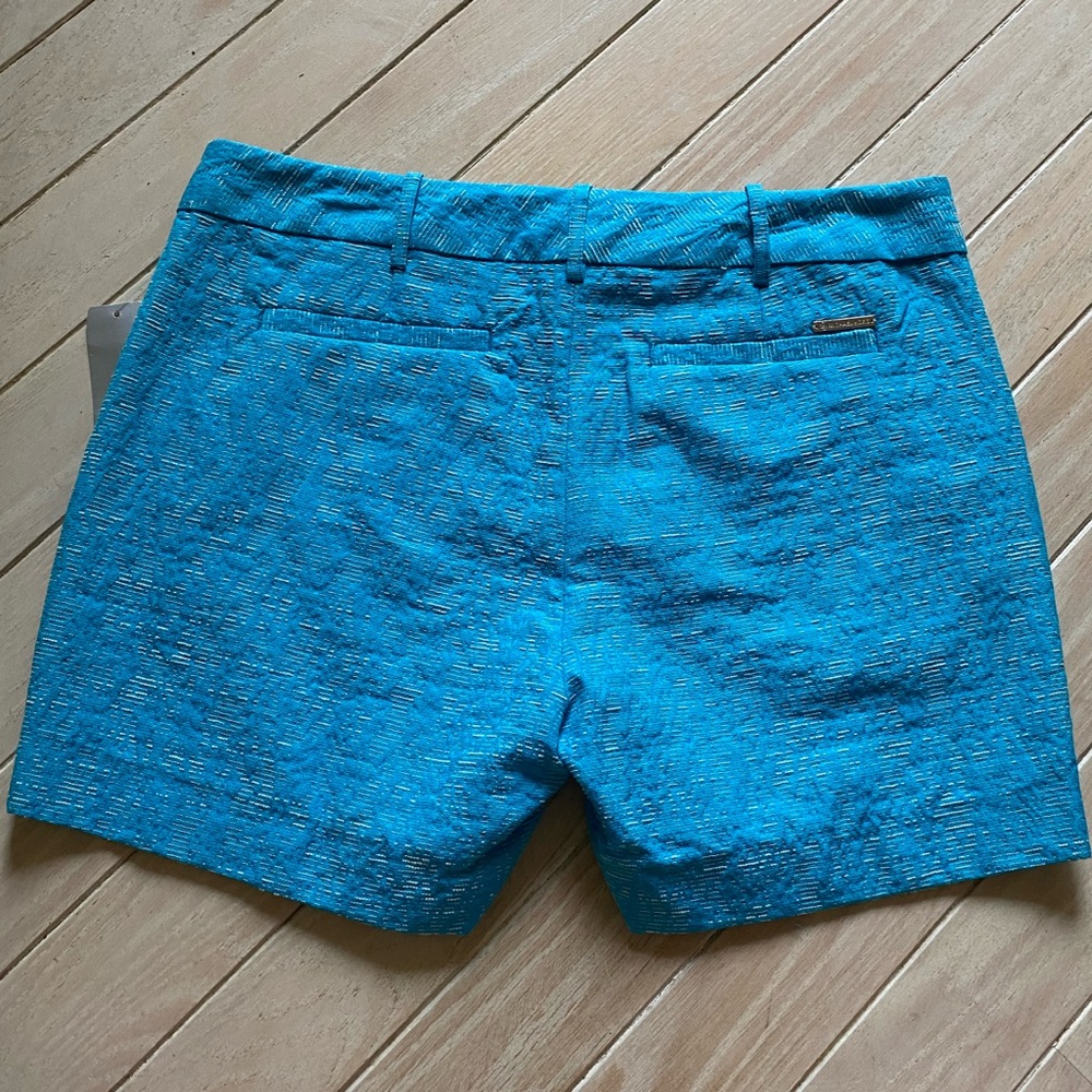 NWT Michael Michael Kors Blue Dress Shorts - 8 - Picture 2 of 9